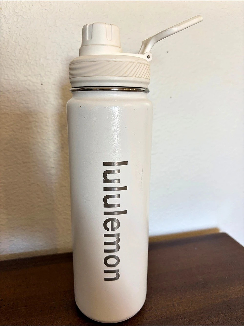 lululemon Back to Life Sport Bottle 24oz *Straw Lid White